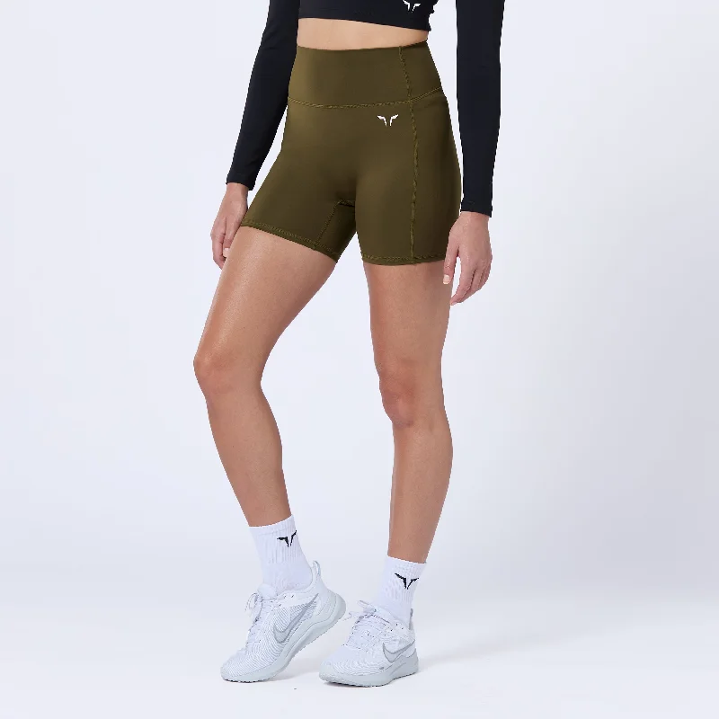 5"" Cycling Shorts - Dark Olive