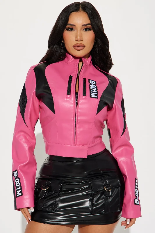 Boom Boom Fitted Jacket - Pink