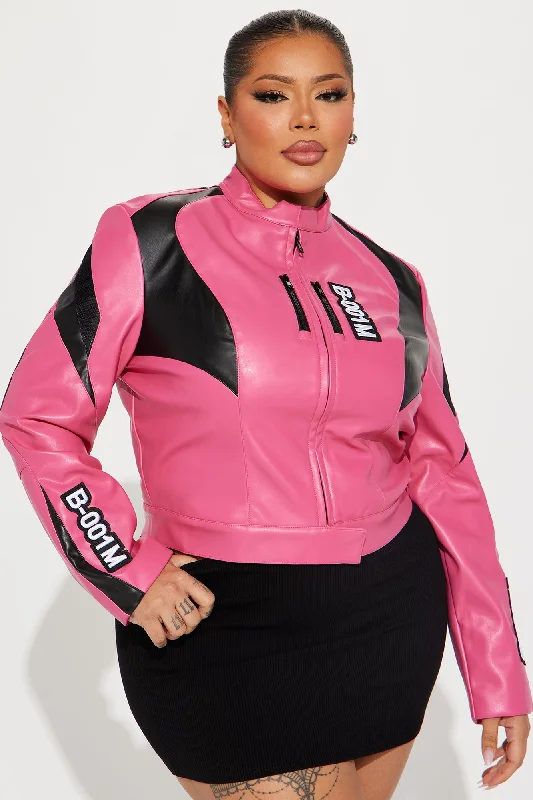 Boom Boom Fitted Jacket - Pink