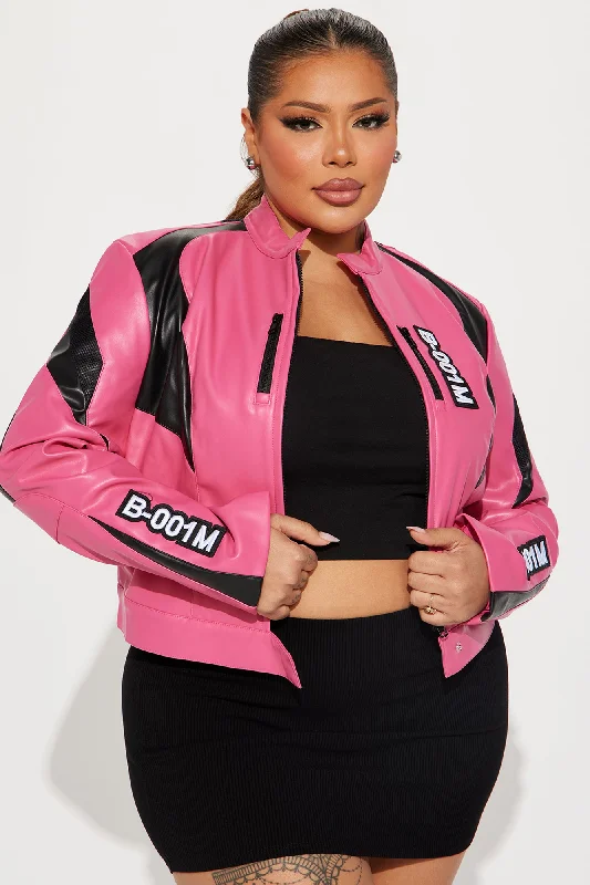 Boom Boom Fitted Jacket - Pink