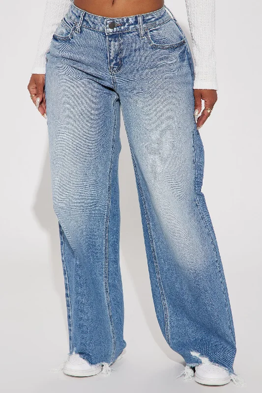 Dahlia Baggy Jeans - Medium Wash