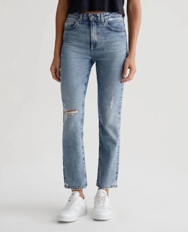 Denim Saige Crop Jeans In Driftwood