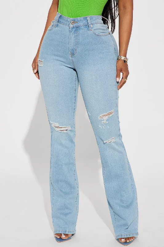 Got It Like That Curvy Stretch Bootcut Jean - Medium Wash