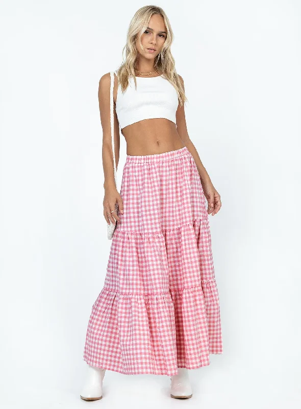 Hale Midi Skirt Pink