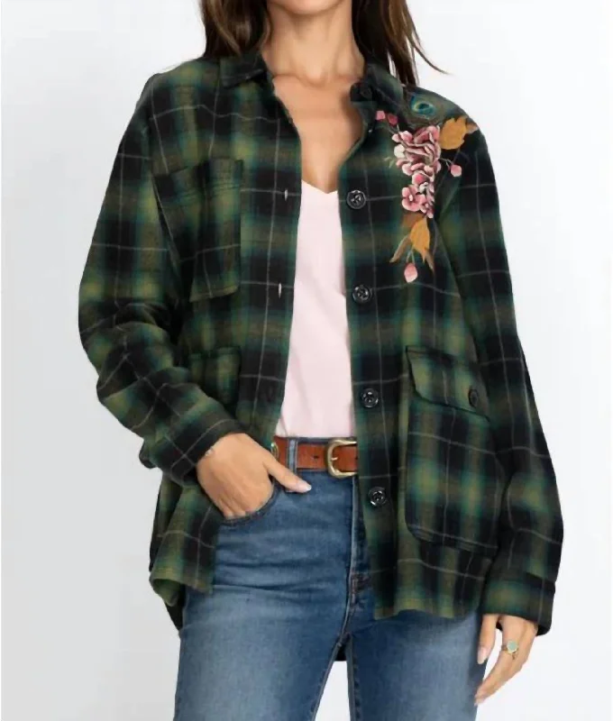 Quito Plaid Shirt Jacket