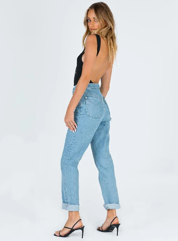 Ragged Priest Butt Cut Jean Light Blue