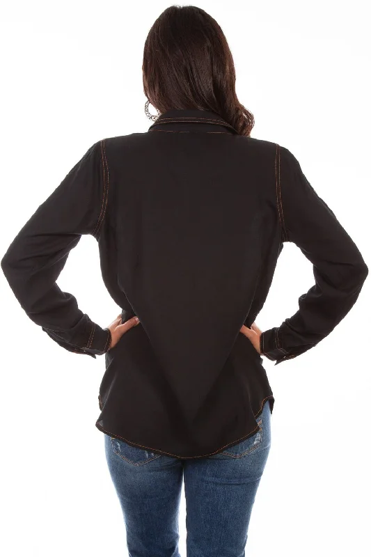 Scully Womens Black Viscose Dreamweaver Jacket