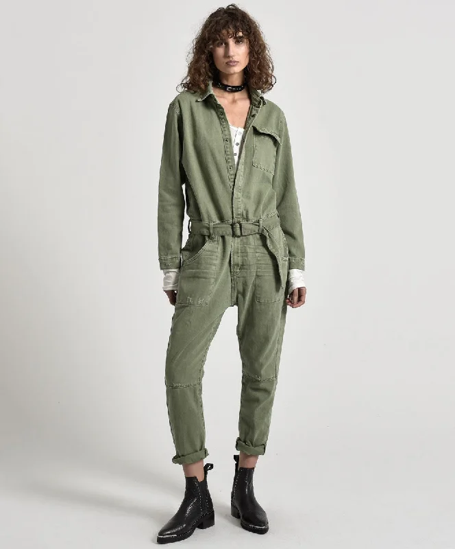 SUPER KHAKI UTILITY JUMPSUIT