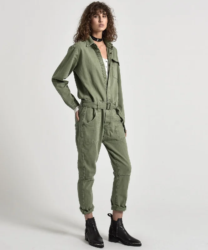 SUPER KHAKI UTILITY JUMPSUIT