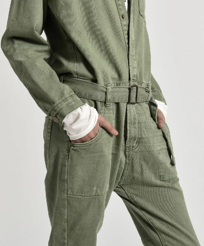 SUPER KHAKI UTILITY JUMPSUIT