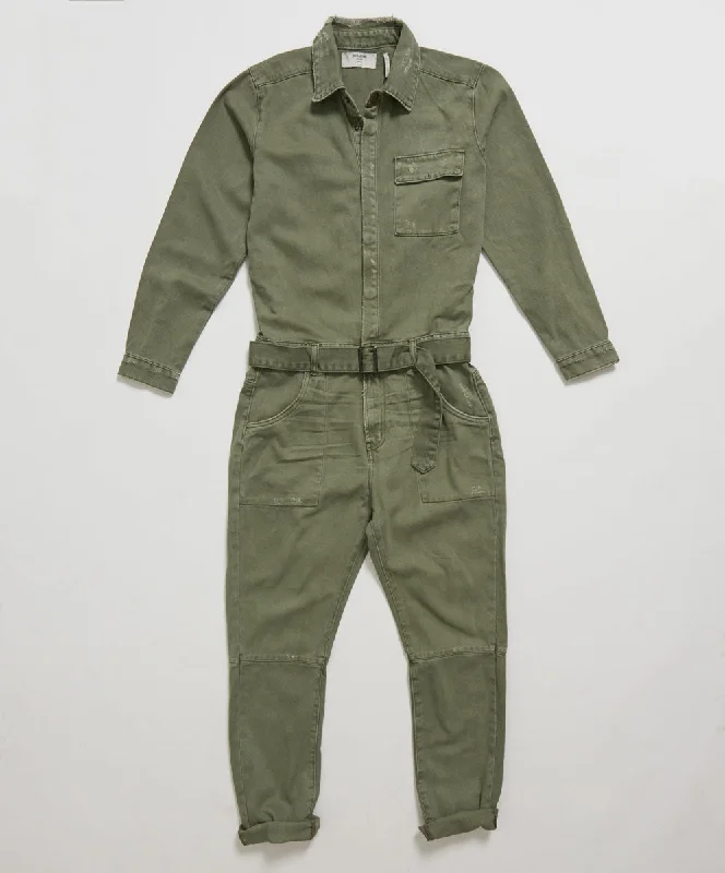 SUPER KHAKI UTILITY JUMPSUIT