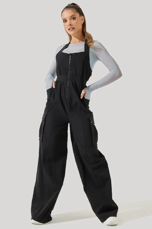 Take A Hike Overalls - Black