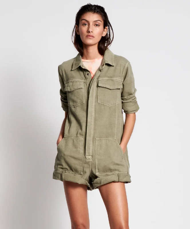 VINTAGE KHAKI CARGO PROPHECY JUMPSUIT