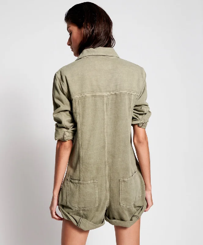 VINTAGE KHAKI CARGO PROPHECY JUMPSUIT