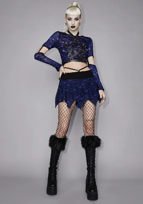 Welcome To Wickedness Fishnet Skirt