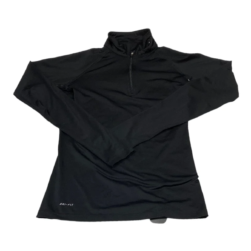 Athletic Top Long Sleeve Collar By Nike  Size: S