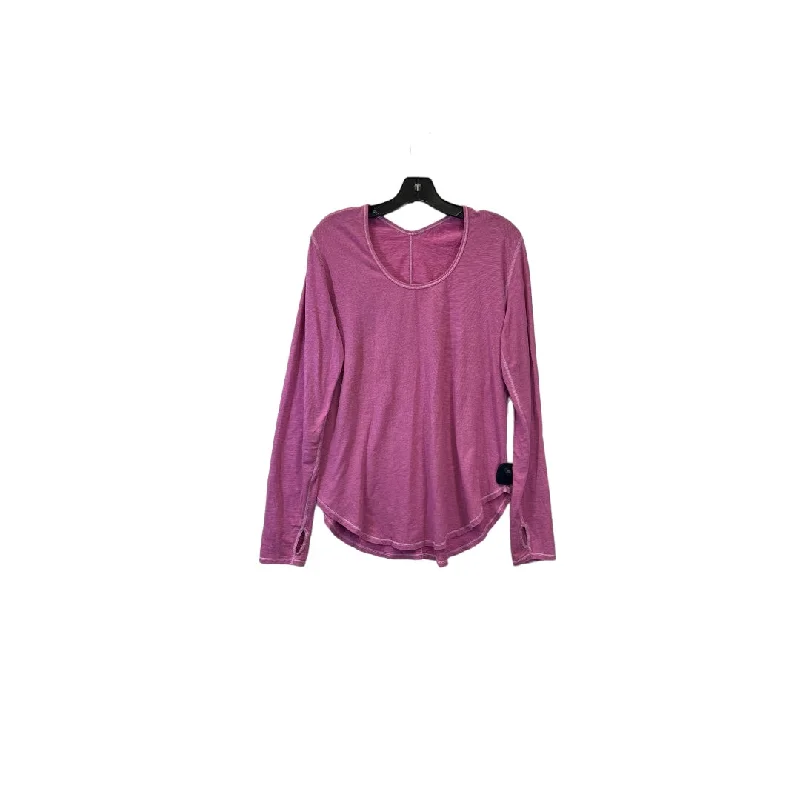 Athletic Top Long Sleeve Crewneck By Lululemon  Size: L