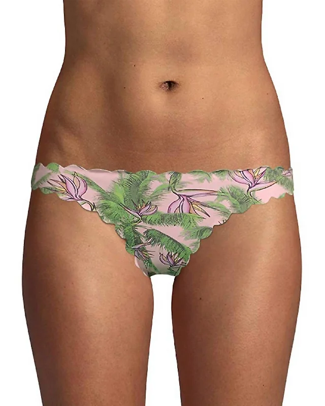 Bermuda Reversible Seamless Wave Full Bottom Swimsuit In Floral