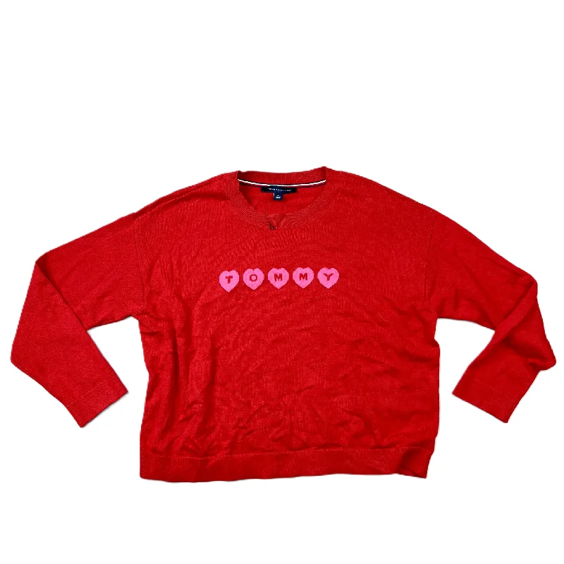 Red Sweater By Tommy Hilfiger, Size: M