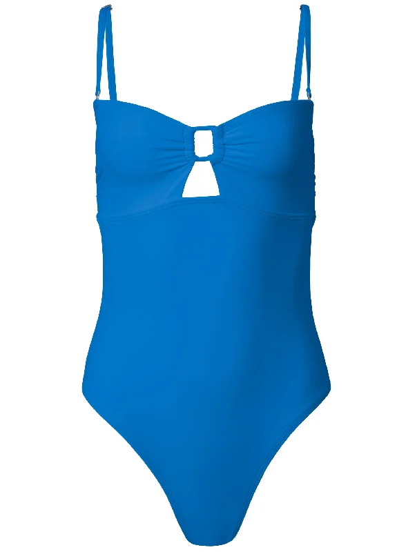 Bandeau ring one-piece - Vibrant Cobalt