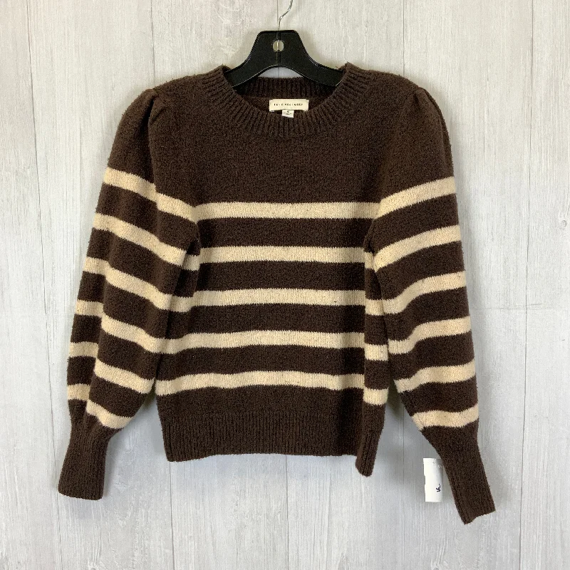 Sweater By Free Assembly In Brown, Size: S