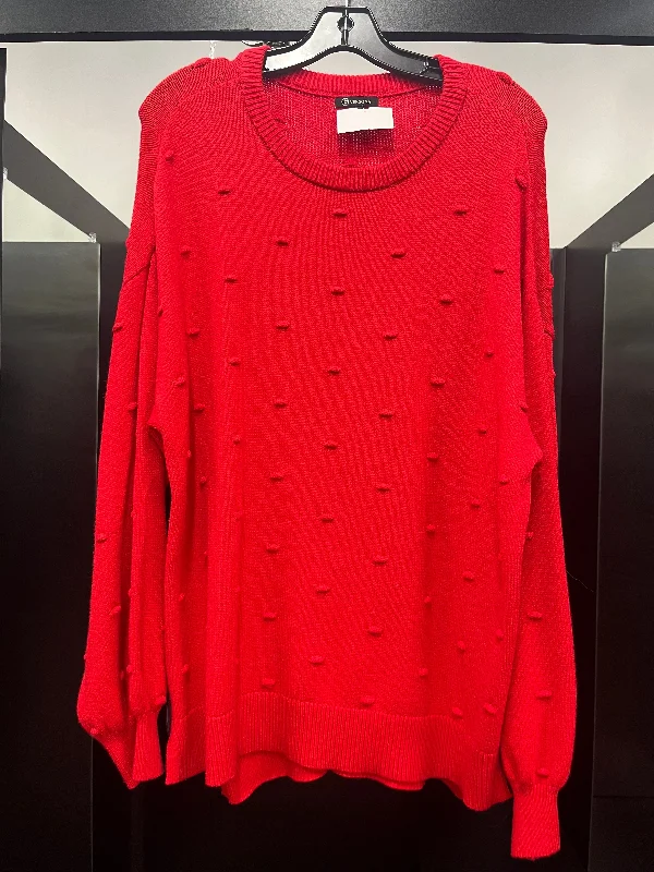 Sweater By Versona In Red, Size: L