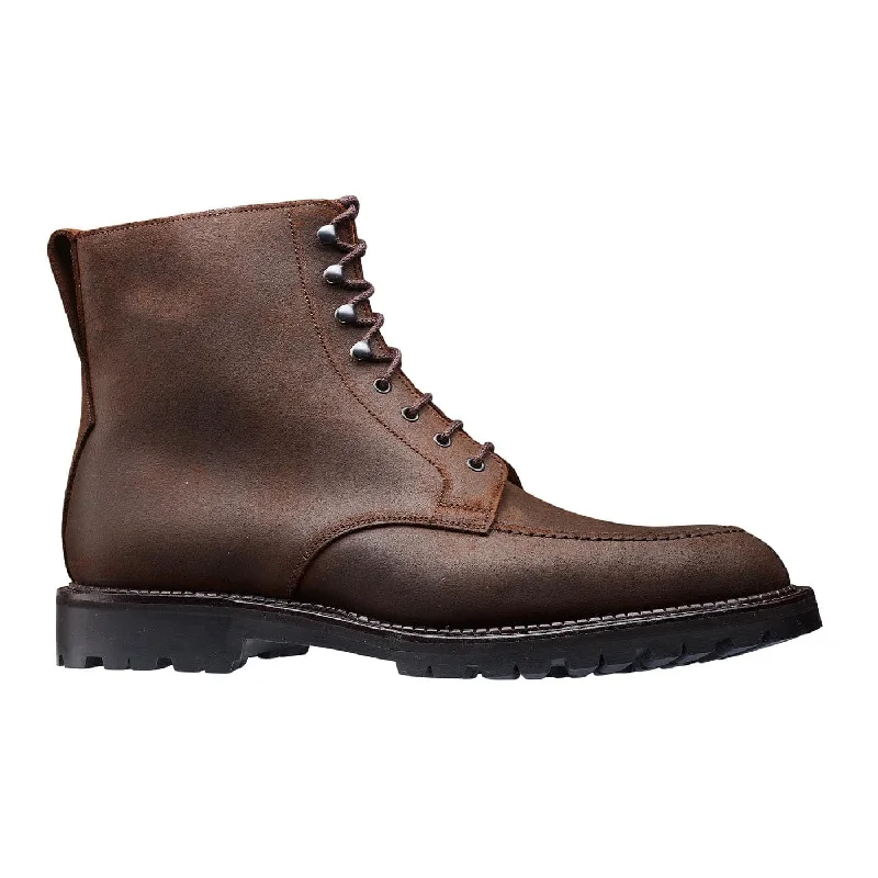 Indiana Dark Brown Rough-Out Suede