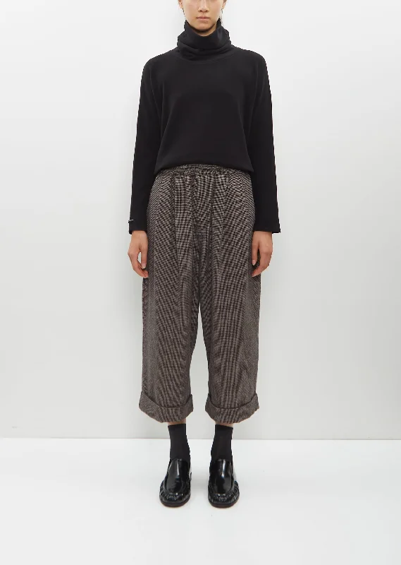 Bragoni Pied-de-Poule Trousers