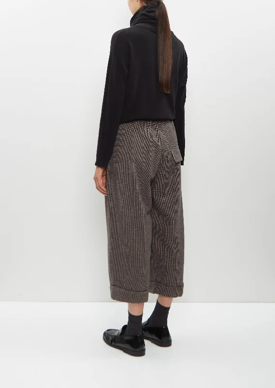 Bragoni Pied-de-Poule Trousers