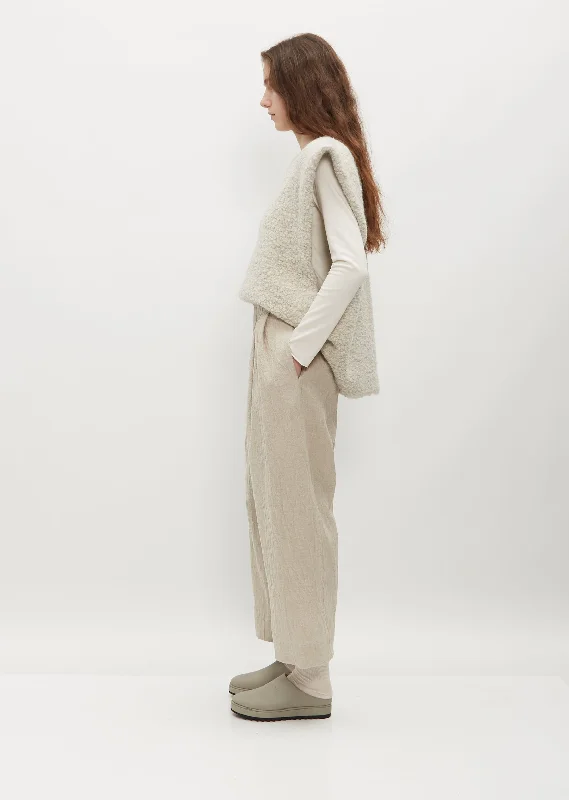 Como Linen Wool Trouser