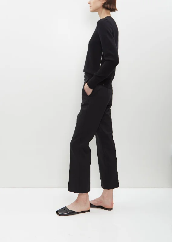 High Waisted Crop Trouser