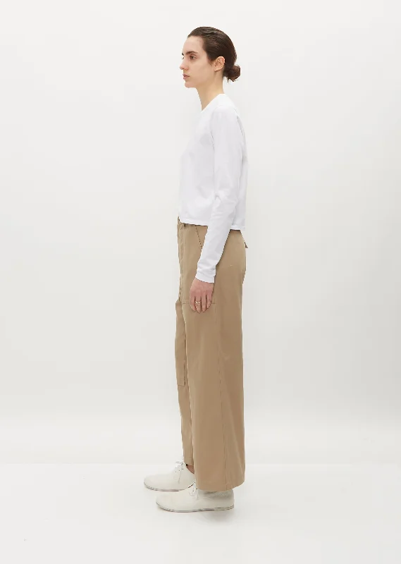 Long Straight Cotton Pants