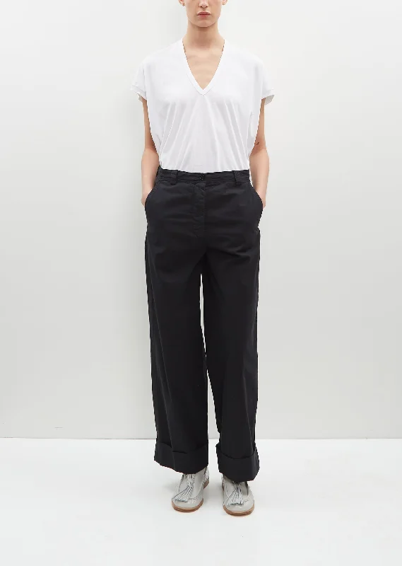 Pakora Cotton Pants — Midnight