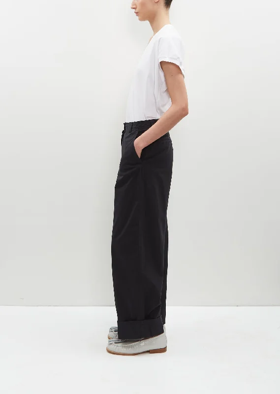 Pakora Cotton Pants — Midnight