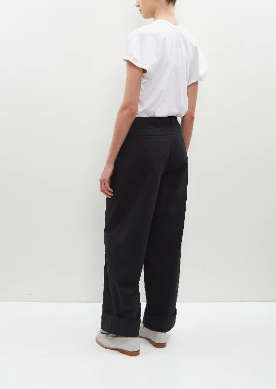 Pakora Cotton Pants — Midnight