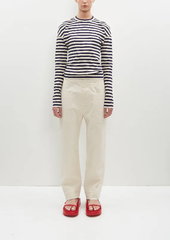 Cotton Panama Trousers