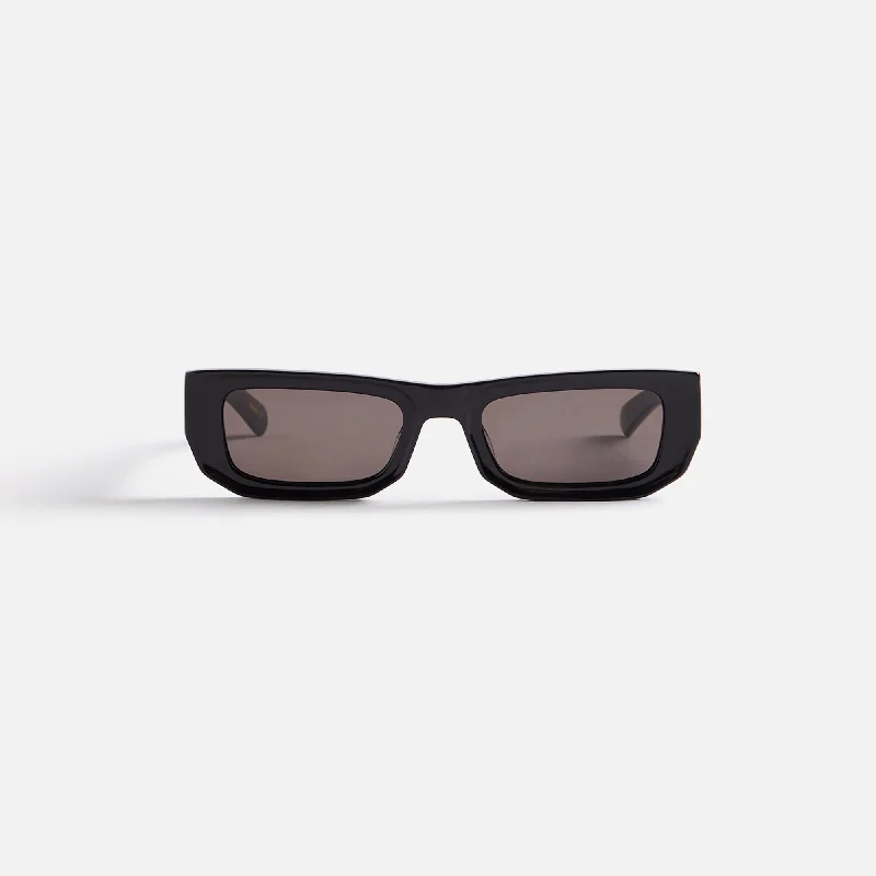 Flatlist Bricktop Sunglasses - Solid Black / Solid Black Lens