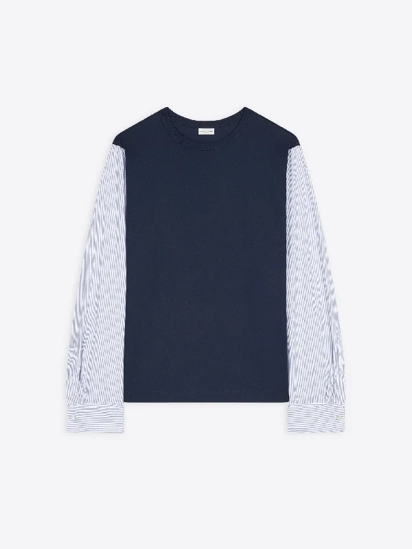 Cuffed sleeve tee