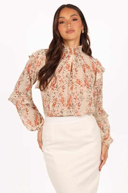 Alexi Top - Warm Floral