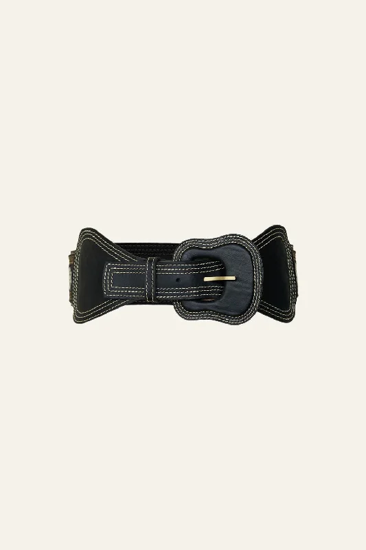 Appalachian Belt in Black/Ecru