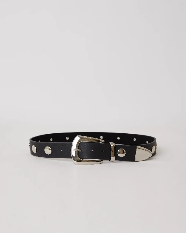 B-Low The Belt Jordana Mini Moto Belt Black Silver