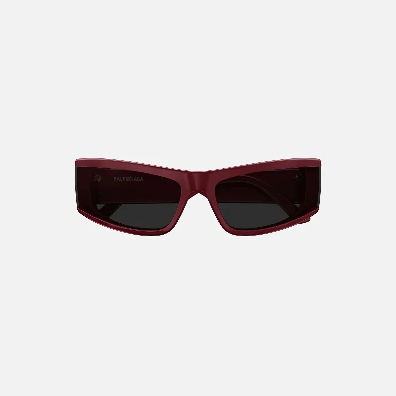 Balenciaga Acetate Rectangle Frame - Burgundy