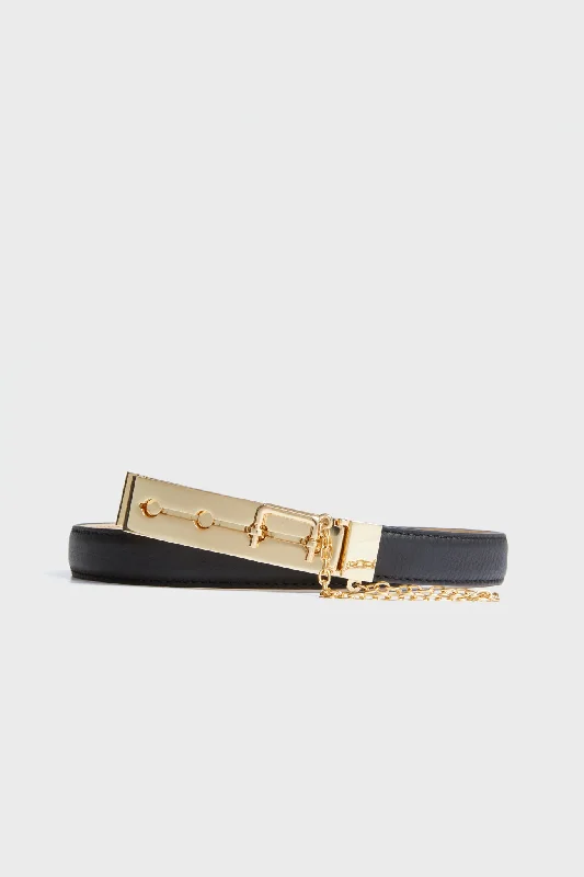 Black and Gold Tara Belt