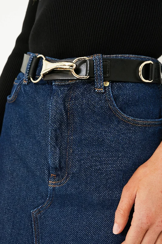 Black Snaffle Belt