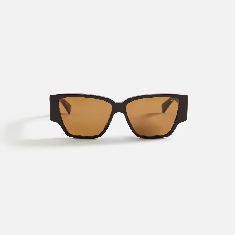 Bottega Veneta Acetate 57 Frames - Brown