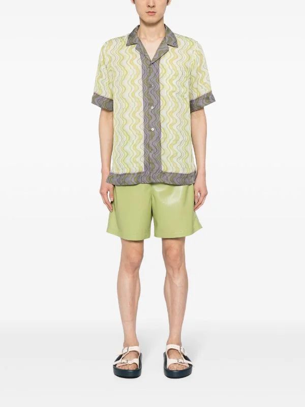 DRIES VAN NOTEN Men Printed Short Sleeve Shirt