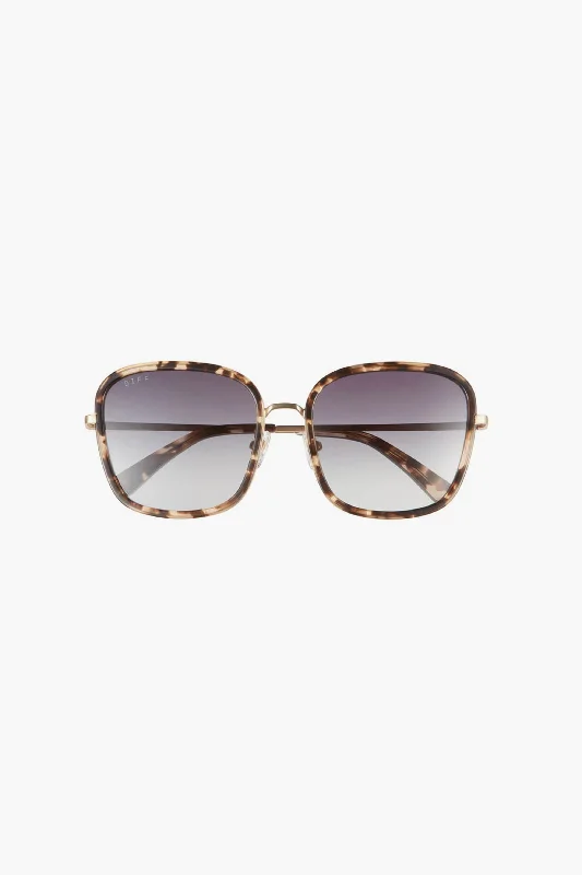 Espresso Tortoise Gradient Genevieve Sunglasses