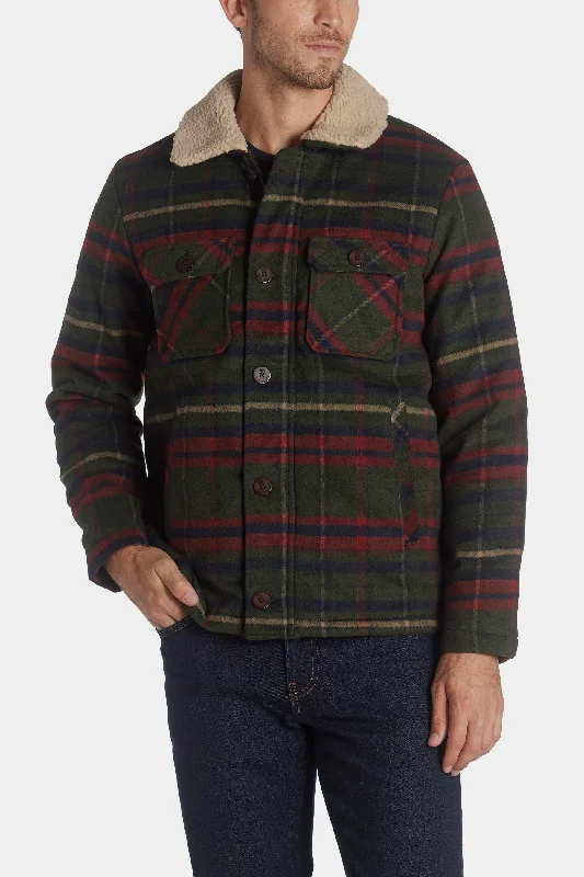 Faux Wool Trucker Jacket