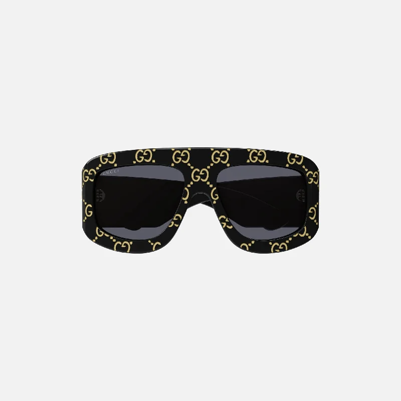 Gucci Acetate Oversized Monogram Frames - Black