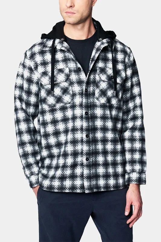 Plaid Hoodie Flannel